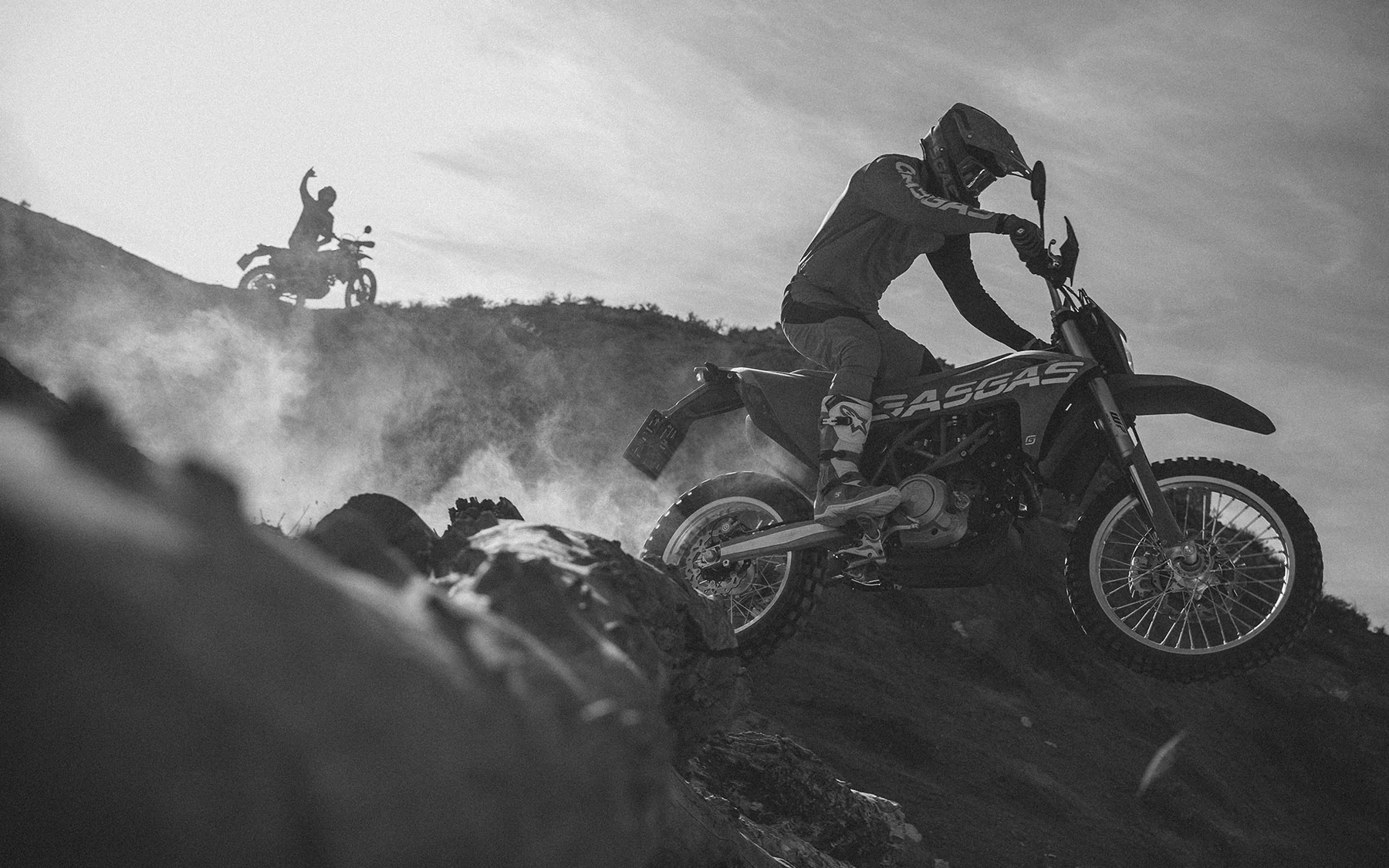 GASGAS ES 700 — fotografia oficial em utilização
