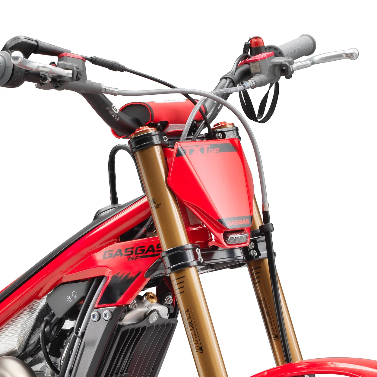 BRAÇADEIRAS TRIPLAS USINADAS CNC — GASGAS TXT GP 300