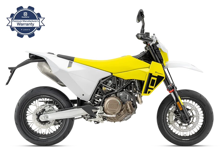 Husqvarna 701 Supermoto em Amarelo
