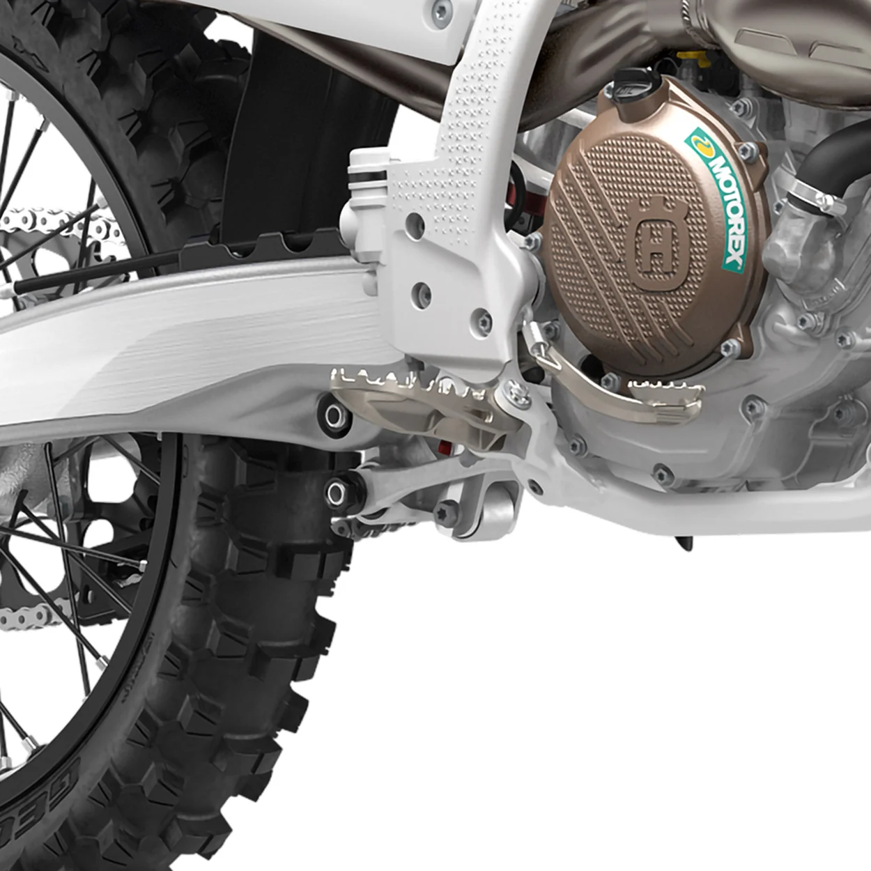 Apoios para os pés — Husqvarna FC 450