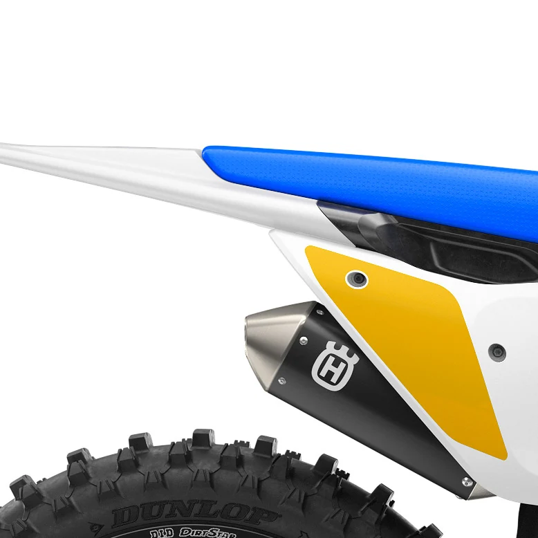Subquadro de alumínio reforçado com poliamida — Husqvarna TC 125 Heritage