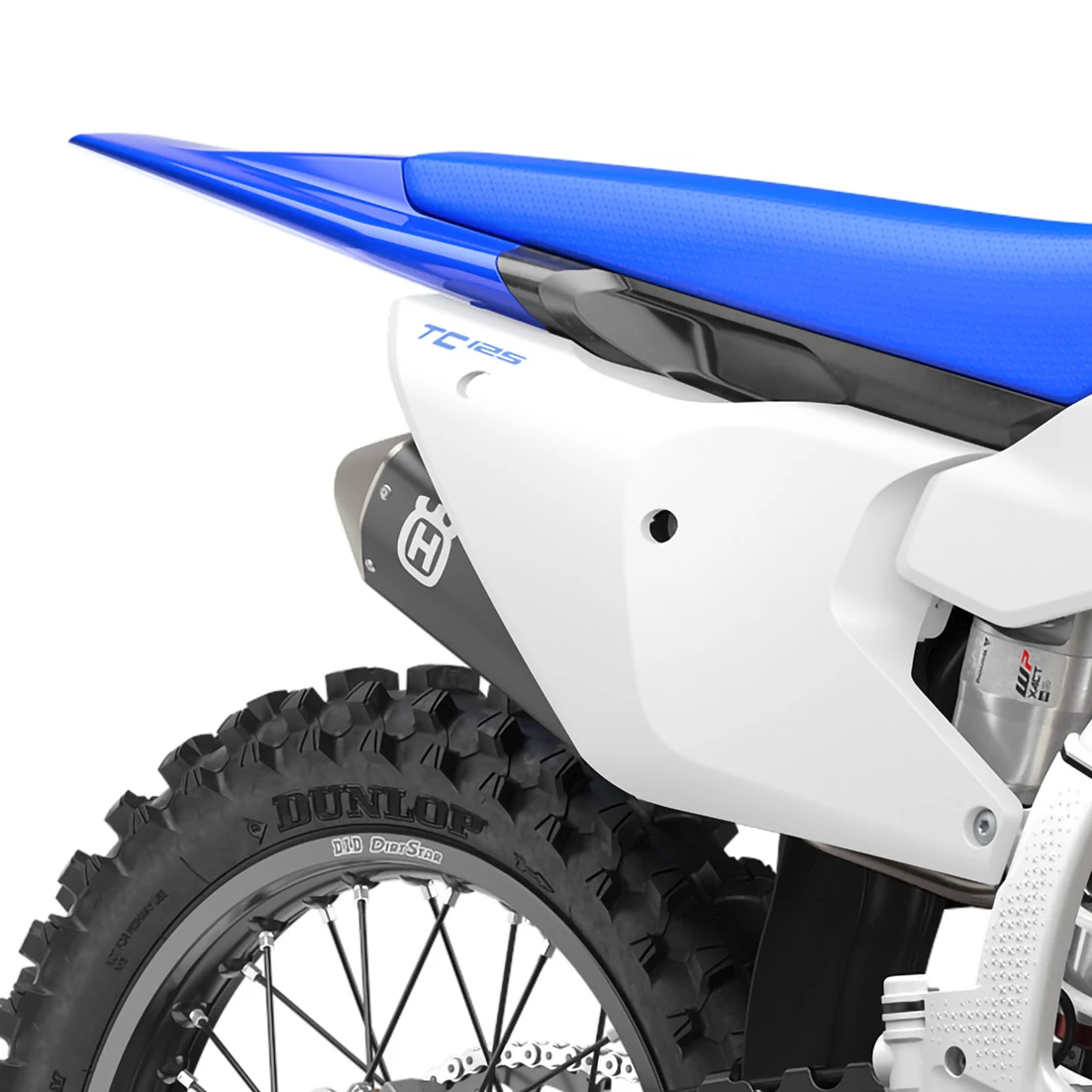Subquadro de alumínio reforçado com poliamida — Husqvarna TC 125