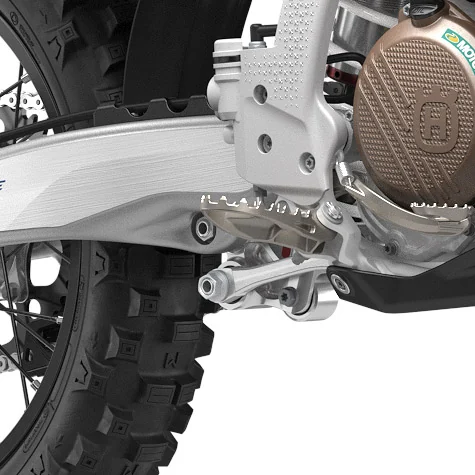Apoio para os pés — Husqvarna TE 250 Heritage