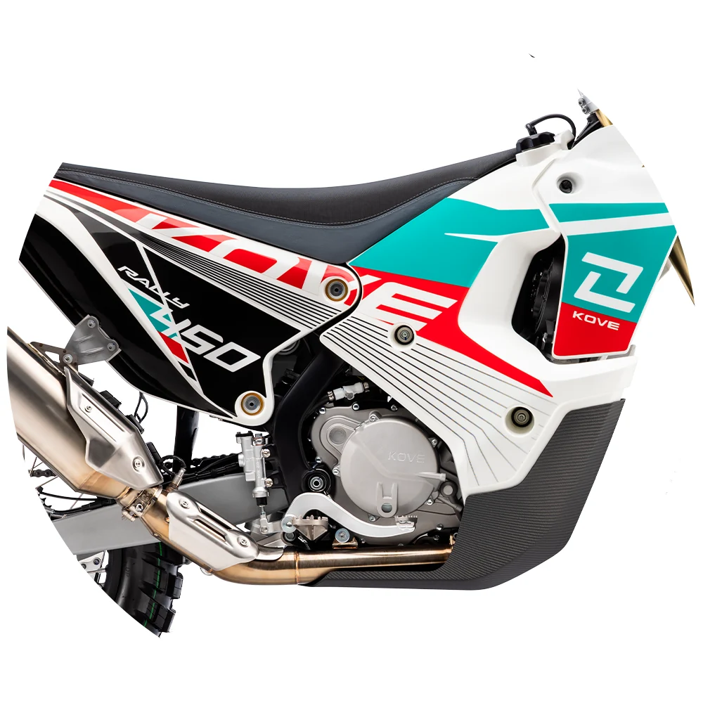 QUADRO DE DUPLA TRAVÉ — Kove 450 Rally 2026