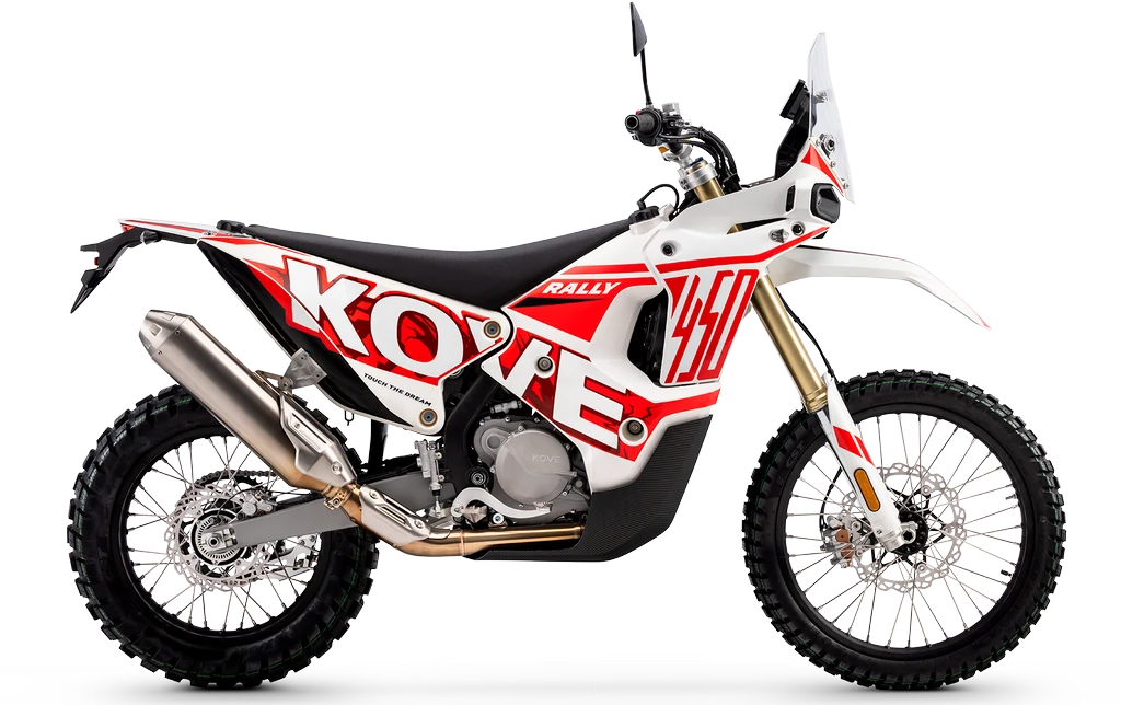 Kove 450 Rally Low Seat em Vermelho/Branco