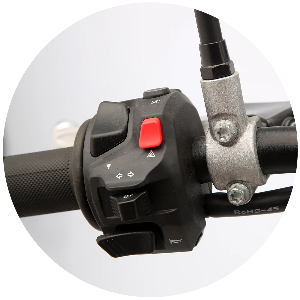 COMANDOS MULTI-FUNÇÕES — Kove 450 Rally Low Seat