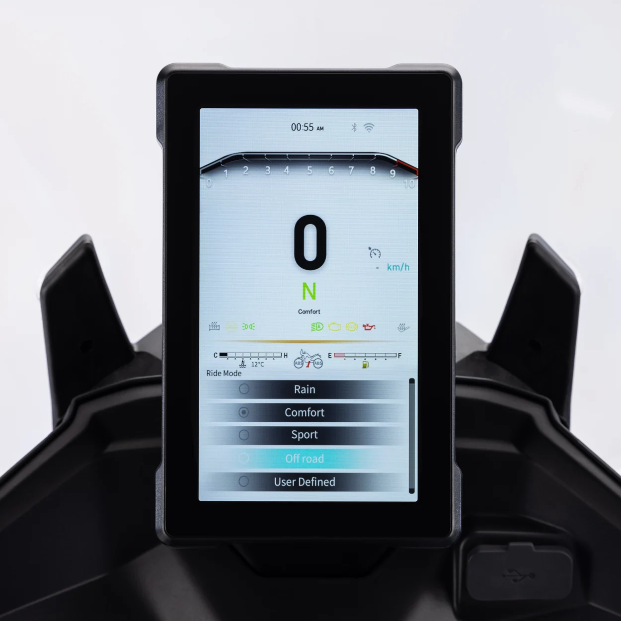 ECRÃ TFT 7" COM CONECTIVIDADE OPCIONAL — Kove 800X GT