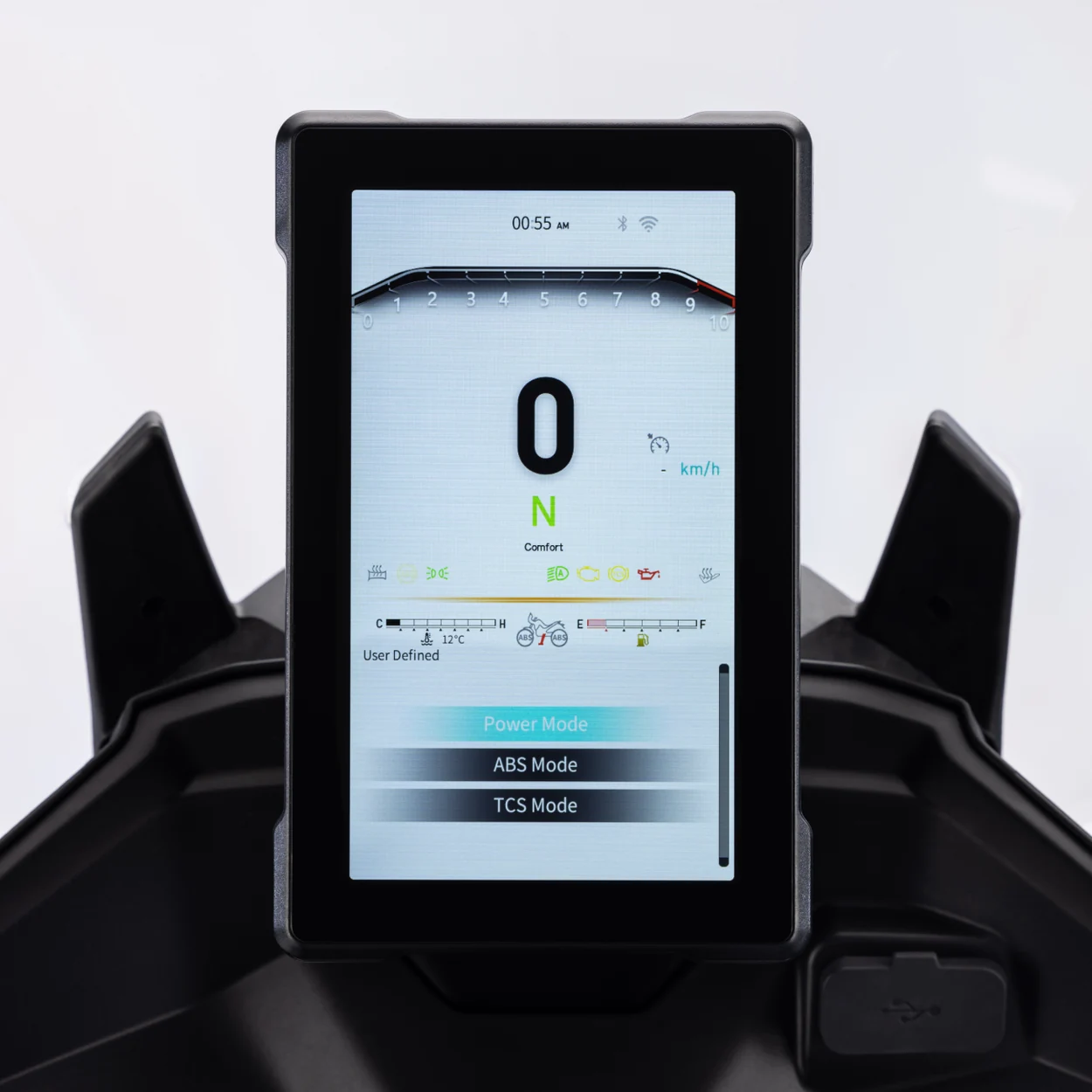 ECRÃ TFT 7" COM CONECTIVIDADE OPCIONAL — Kove 800X PRO 2026