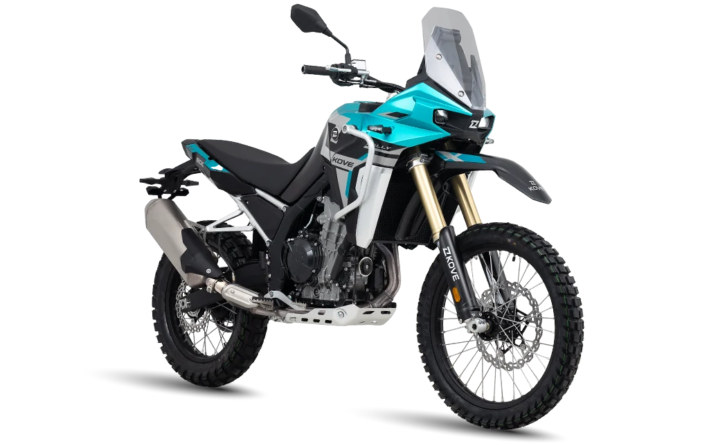 Kove 800X Rally em Azul KOVE Racing