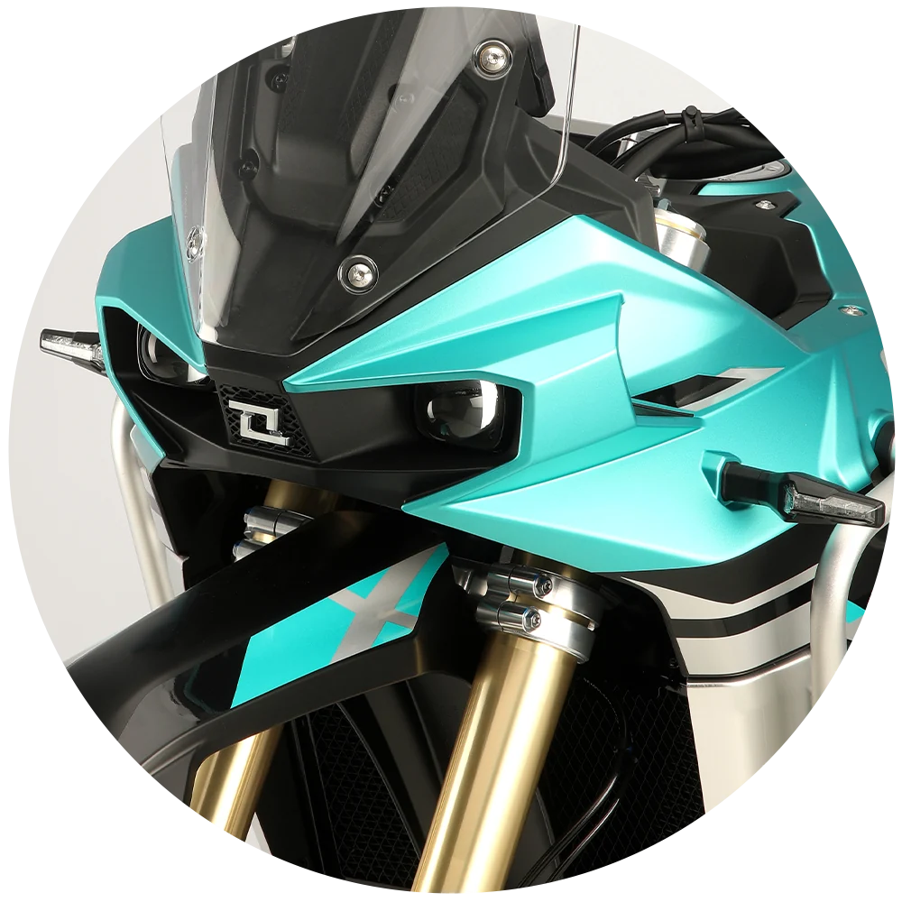 ILUMINAÇÃO FULL LED — Kove 800X Rally