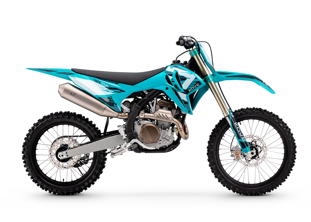 Kove MX250 em Azul/Vermelho