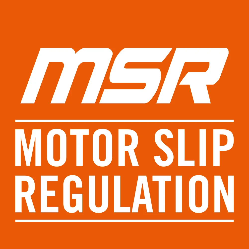Regulação de deslizamento do motor (MSR) — KTM 1290 Super Duke GT