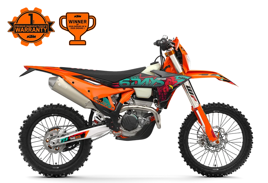 KTM 250 EXC-F 6DAYS em Laranja