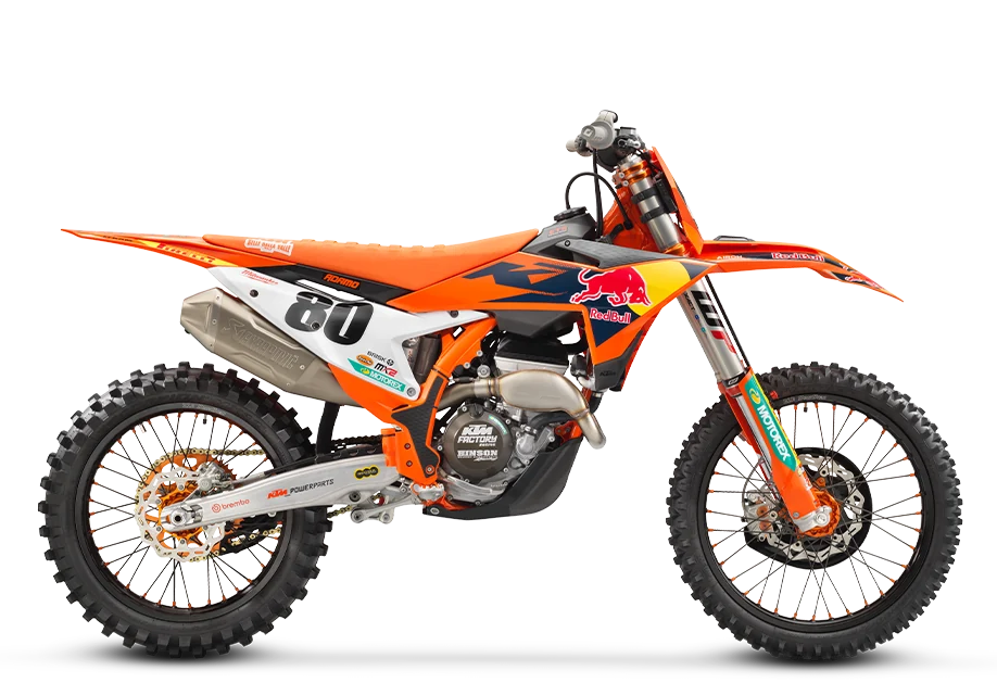 VENCEDORA DO CAMPEONATO — KTM 250 SX-F Adamo Edition