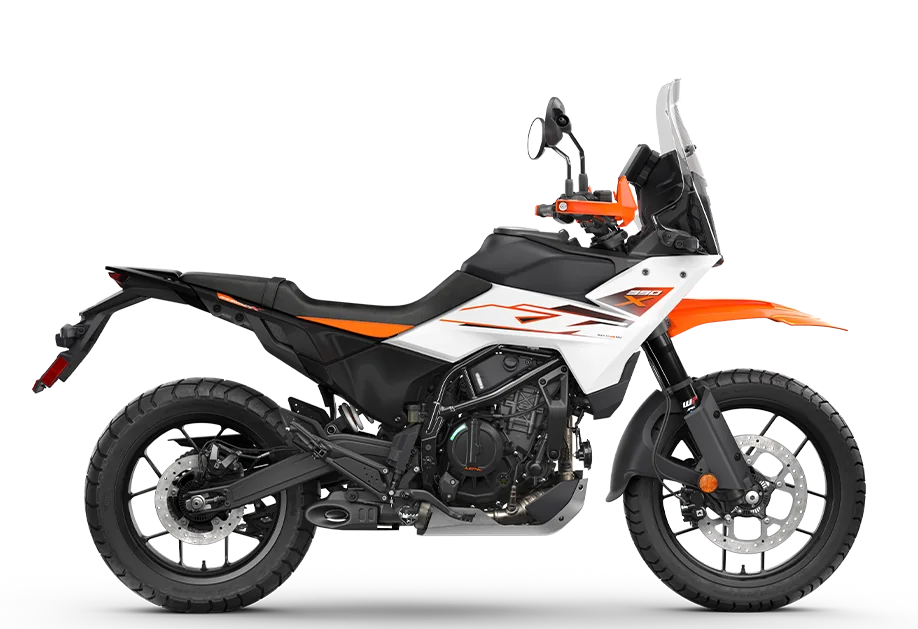 KTM 390 Adventure X — branco
