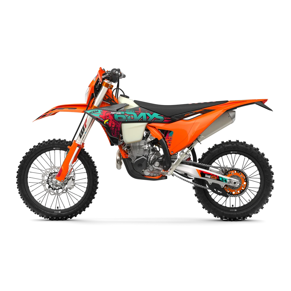 Transmissão pronta para corrida — KTM 450 EXC-F 6DAYS
