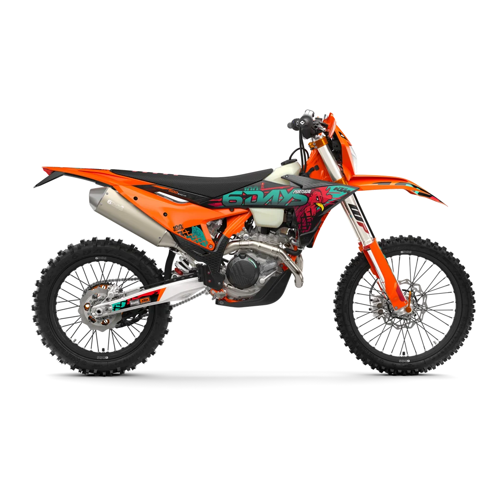 Transmissão pronta para corrida — KTM 500 EXC-F 6DAYS