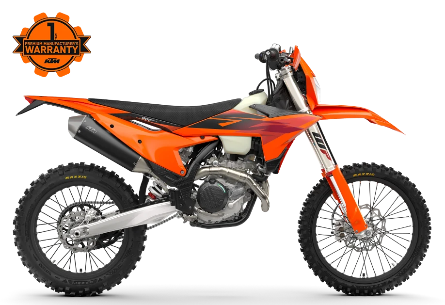 KTM 500 EXC-F em Laranja