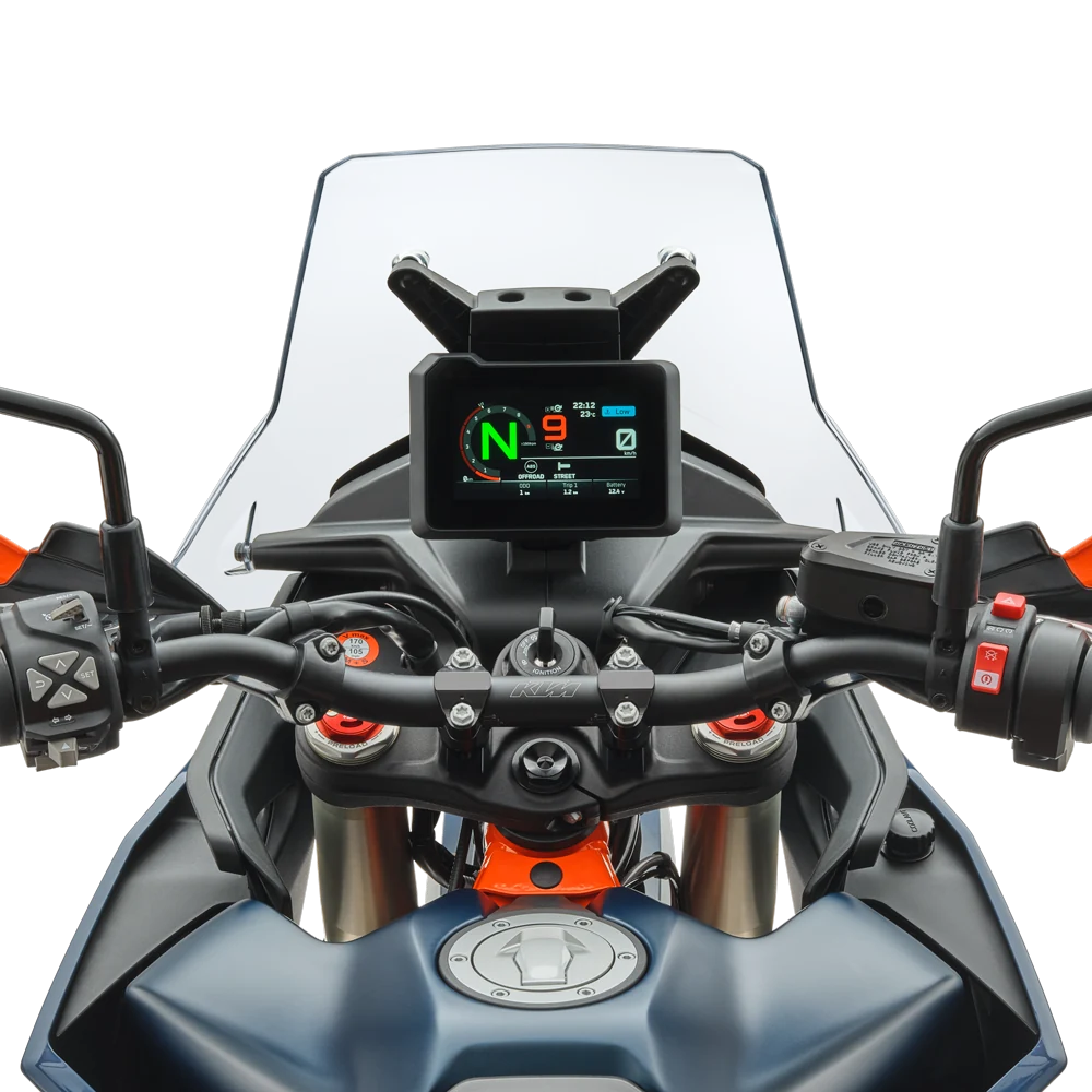 ecrã TFT atualizada — KTM 890 Adventure R Rally