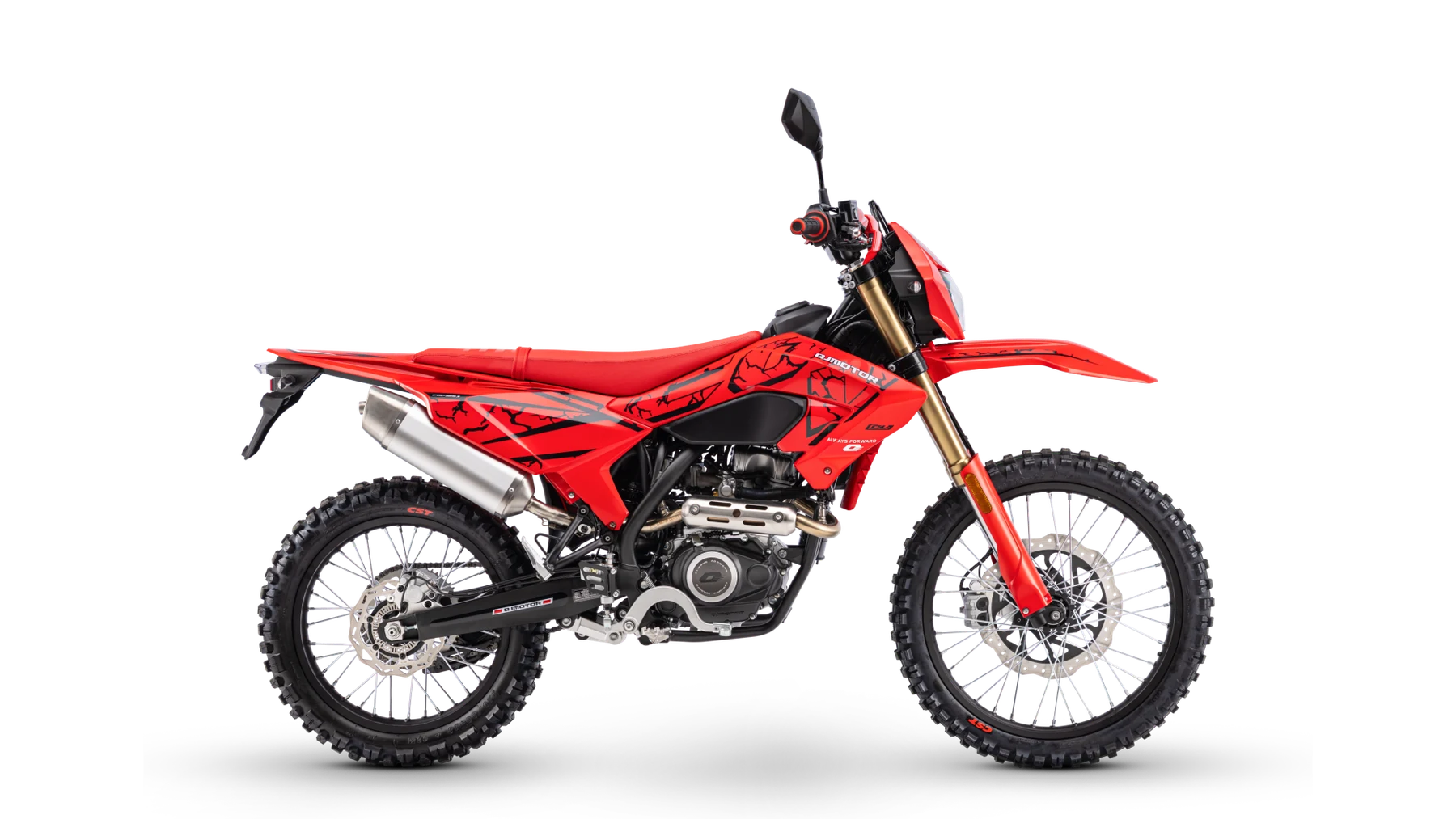 QJMotor COV 125X em Vermelho