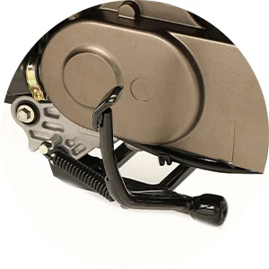 DESCANSO CENTRAL E LATERAL — QJMotor LTS 50S