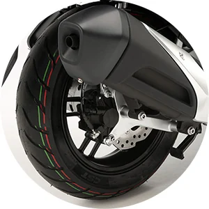 CONTROLO DE PRESSÃO DOS PNEUS E SISTEMA DE AVISO NA ECRÃ — QJMotor MTX 125