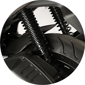 PRÉ-CARGA AJUSTÁVEL DO AMORTECEDOR HIDRÁULICO DUPLO — QJMotor MTX 125