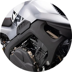 QUADRO E BRAÇO OSCILANTE EM ALUMÍNIO — QJMotor SRK 800 70 kW