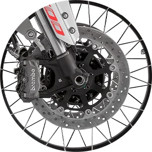 RODAS DE RAIOS (TUBELESS) — QJMotor SRT 600SX 35 kW
