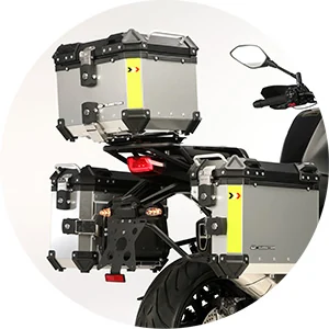 KIT 3 MALAS ORIGINAIS ONE KEY QJ — QJMotor SRT 900S ON ROAD 35 kW