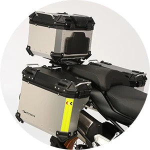 KIT DE 3 MALAS "ONE KEY" ORIGINAIS DE SÉRIE — QJMotor SRT 900SX 35 kW